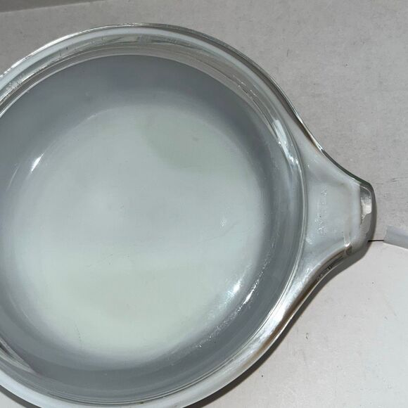 Pyrex Multicolor Early American Casserole Dish Ovenware with Clear Glass Lid - Picture 9 of 10